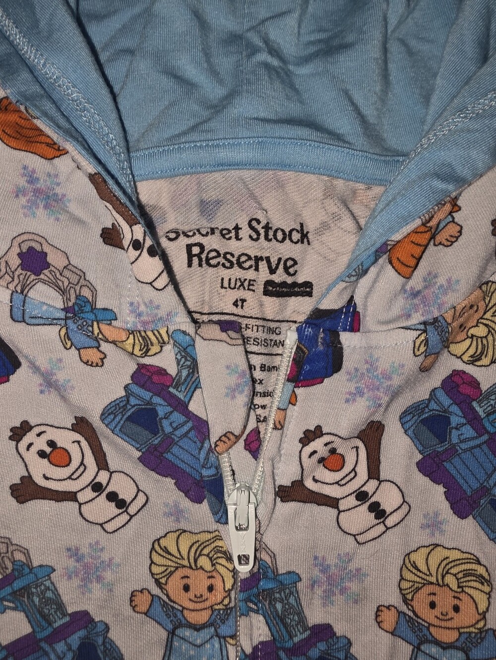 Frozen Little People Bamboo Zip Up Hoodie - Picture 2 of 3